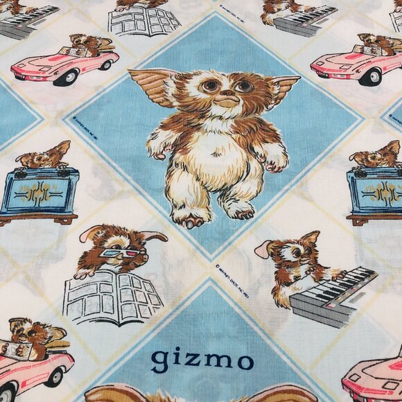 Vintage 1984 Gremlins Movie GIZMO Pink Corvette Pillowcase: Retro Home Textile - Picture 8 of 14